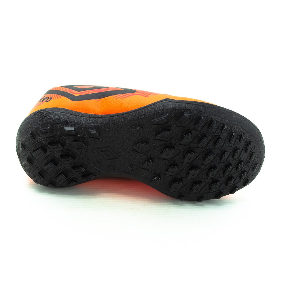 Chuteira Society Menino Umbro Orbit Jr - Laranja Laranja 4
