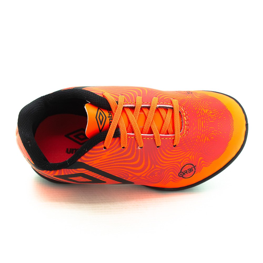 Chuteira Society Menino Umbro Orbit Jr - Laranja Laranja 5