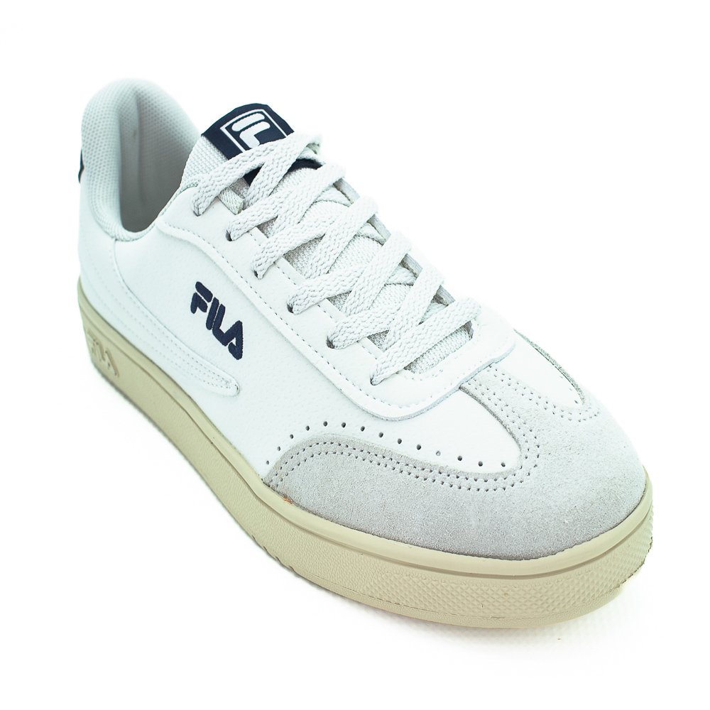 Tênis Masculino Fila Court 80 - Branco Branco 2