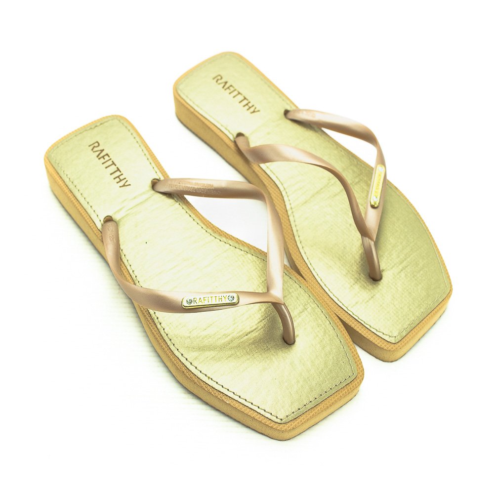 Chinelo Feminino Rafitthy Ibiza - Dourado