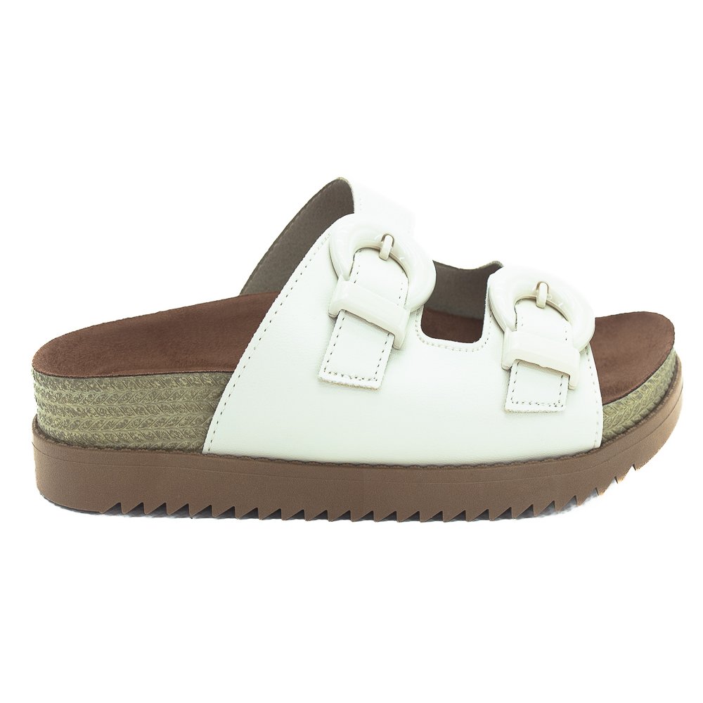 Papete Feminina Moleca 5500.203 - Branco