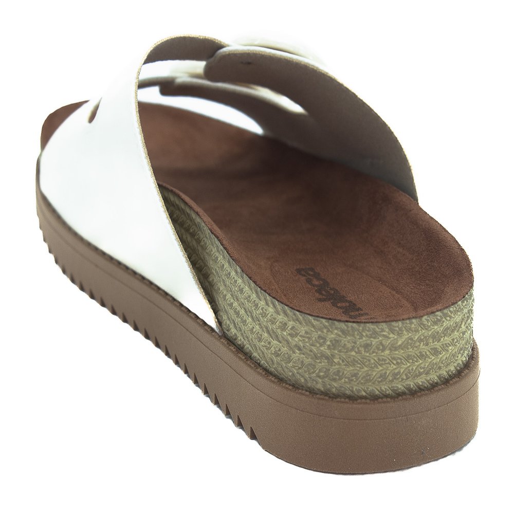 Papete Feminina Moleca 5500.203 - Branco Branco 3