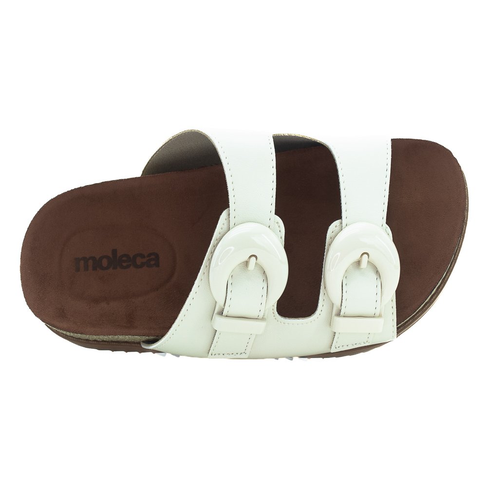 Papete Feminina Moleca 5500.203 - Branco Branco 5