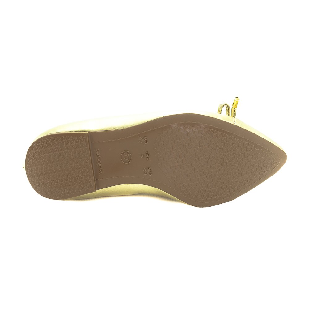 Sapatilha Feminina Sua Cia 8302.16078 - Dourado Dourado 4
