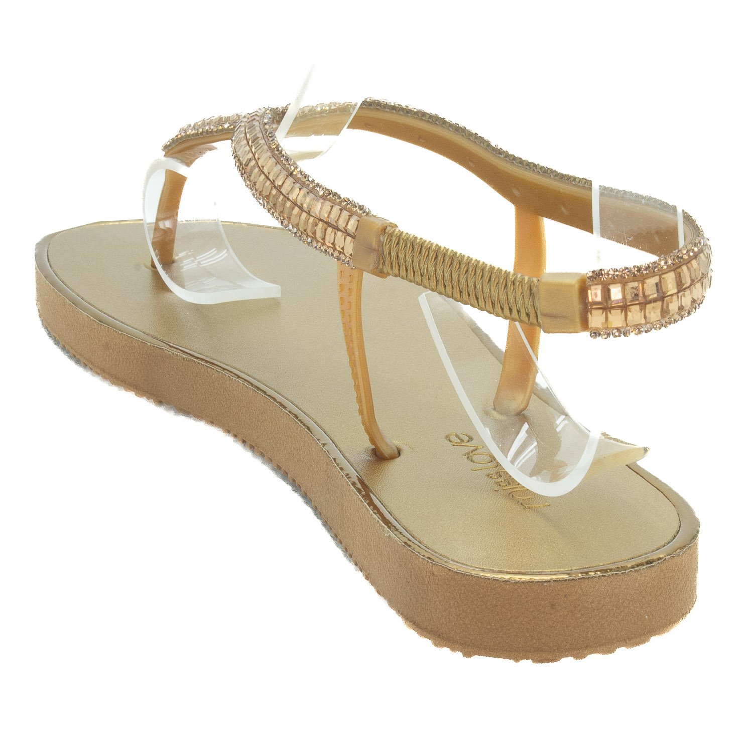 Sandália Feminina Miss Love SD-2402 - Bronze Marrom 3