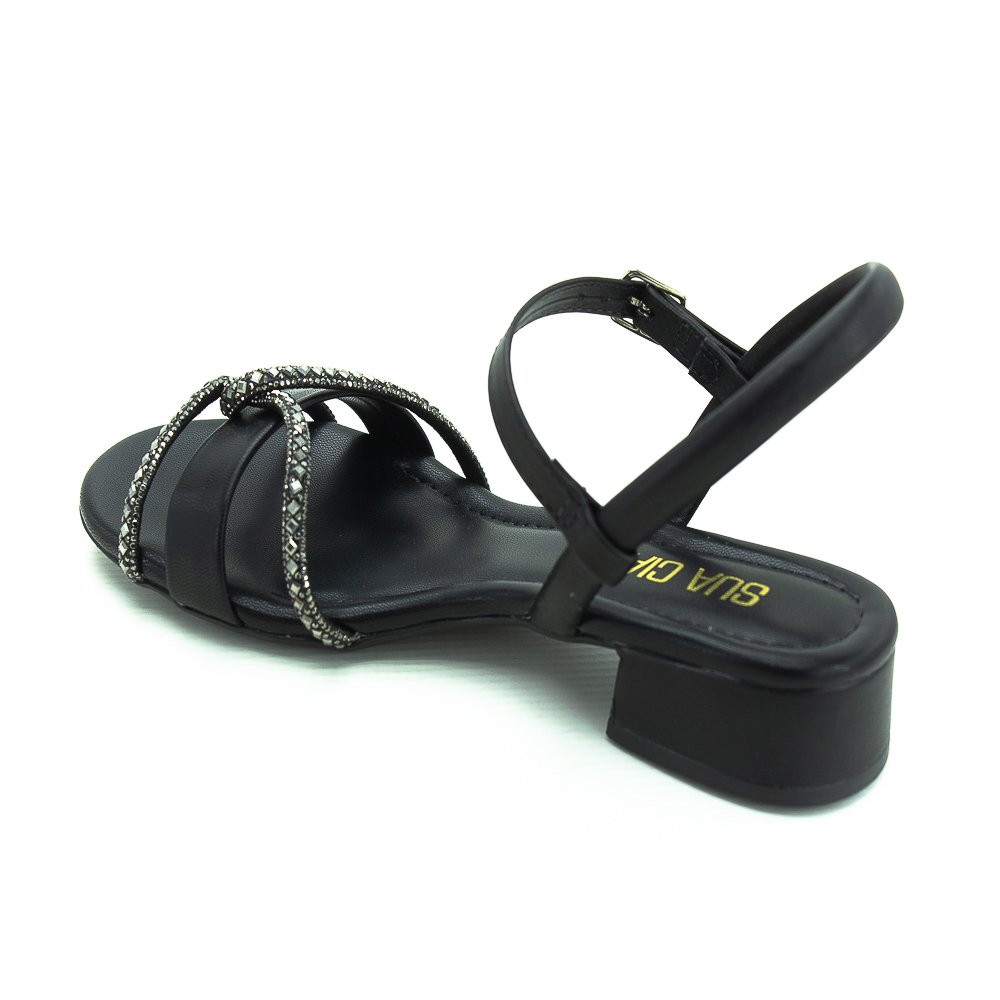 Sandália Feminina Sua Cia 8356.15504 - Preto Preto 3