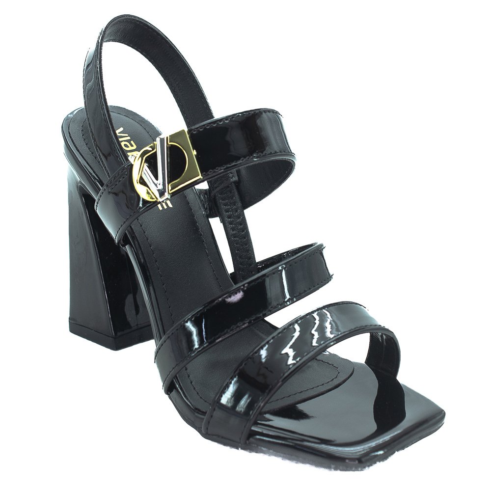 Sandália Feminina Via Marte 150-014-01 - Preto Preto 2
