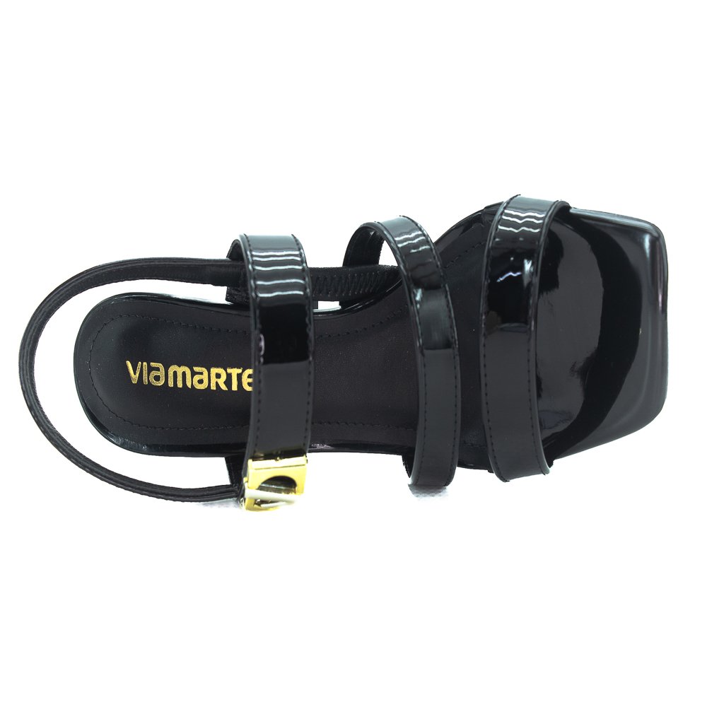 Sandália Feminina Via Marte 150-014-01 - Preto Preto 5