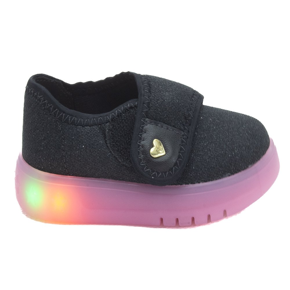 Tênis Infantil Menina Molekinha 2742.201 - Preto