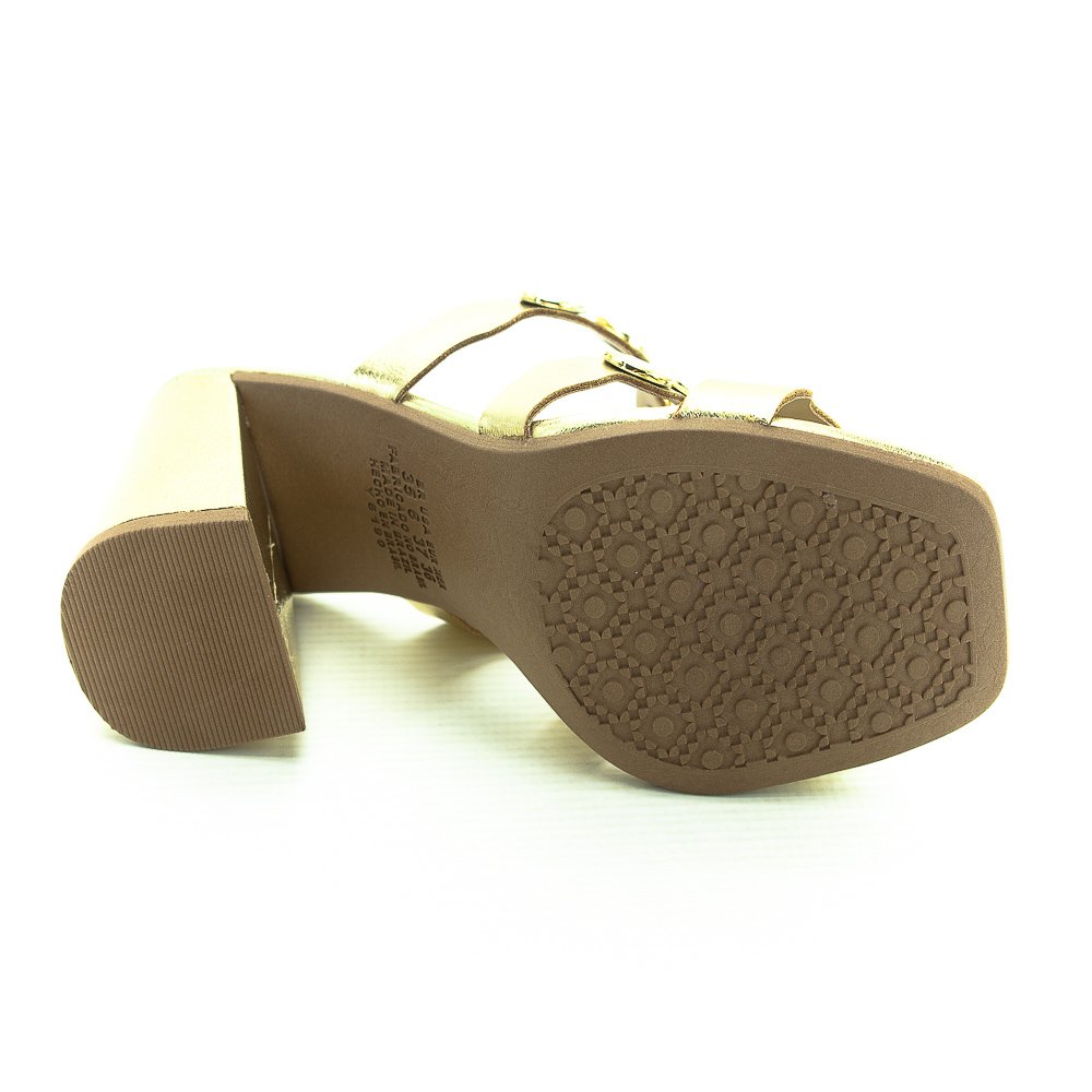 Tamanco Feminino Dakota Y8412 - Dourada Dourado 4