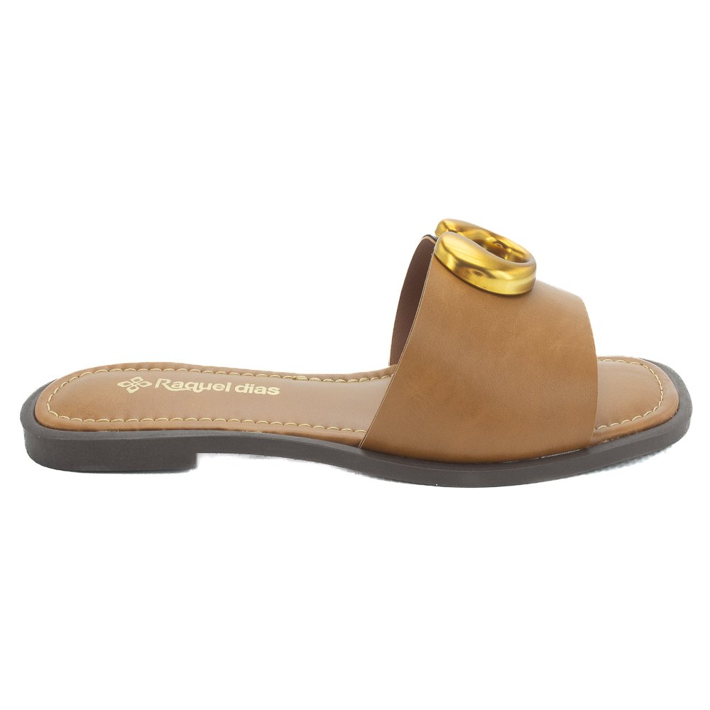 Rasteira Feminina Raquel Dias 951927 - Marrom