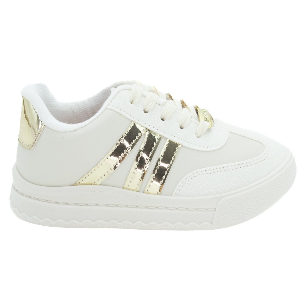 Tênis Infantil Menina Molekinha 2575.115 - Branco