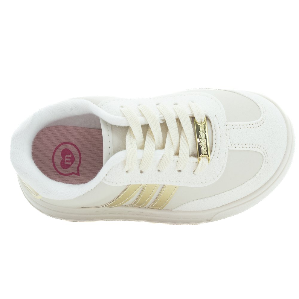 Tênis Infantil Menina Molekinha 2575.115 - Branco Branco 5