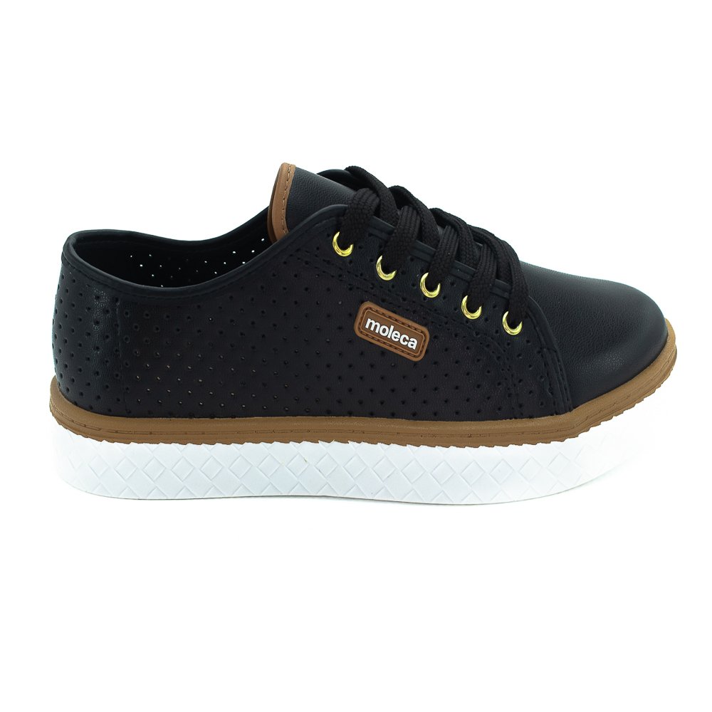 Tênis Feminino Moleca 5712.205 - Preto