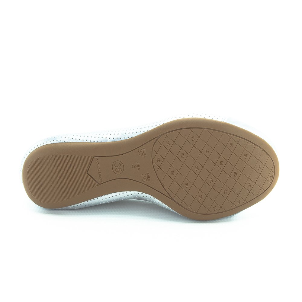 Sapatilha Feminina Sua Cia 8303.15838 - Prata Prata 4