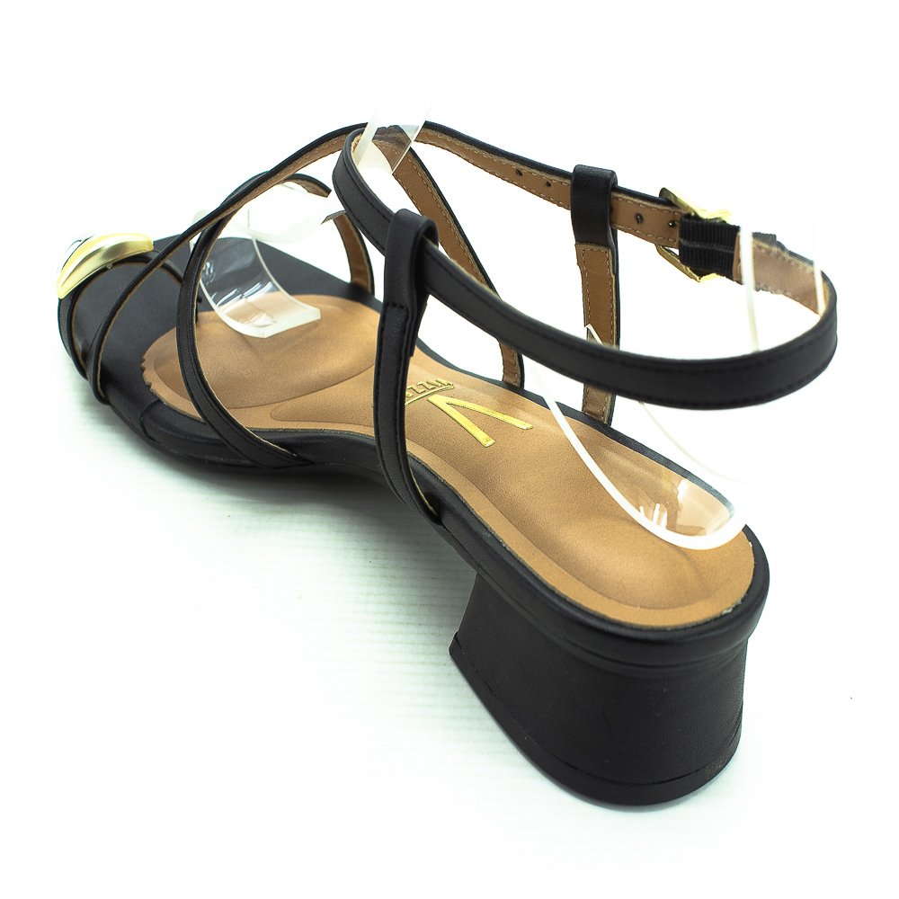 Sandália Feminina Vizzano 6454.123 - Preto Preto 3