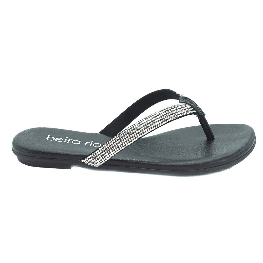 Rasteira Feminina Beira Rio 8384.766 - Preto Preto 2