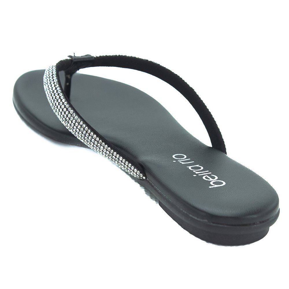 Rasteira Feminina Beira Rio 8384.766 - Preto Preto 3