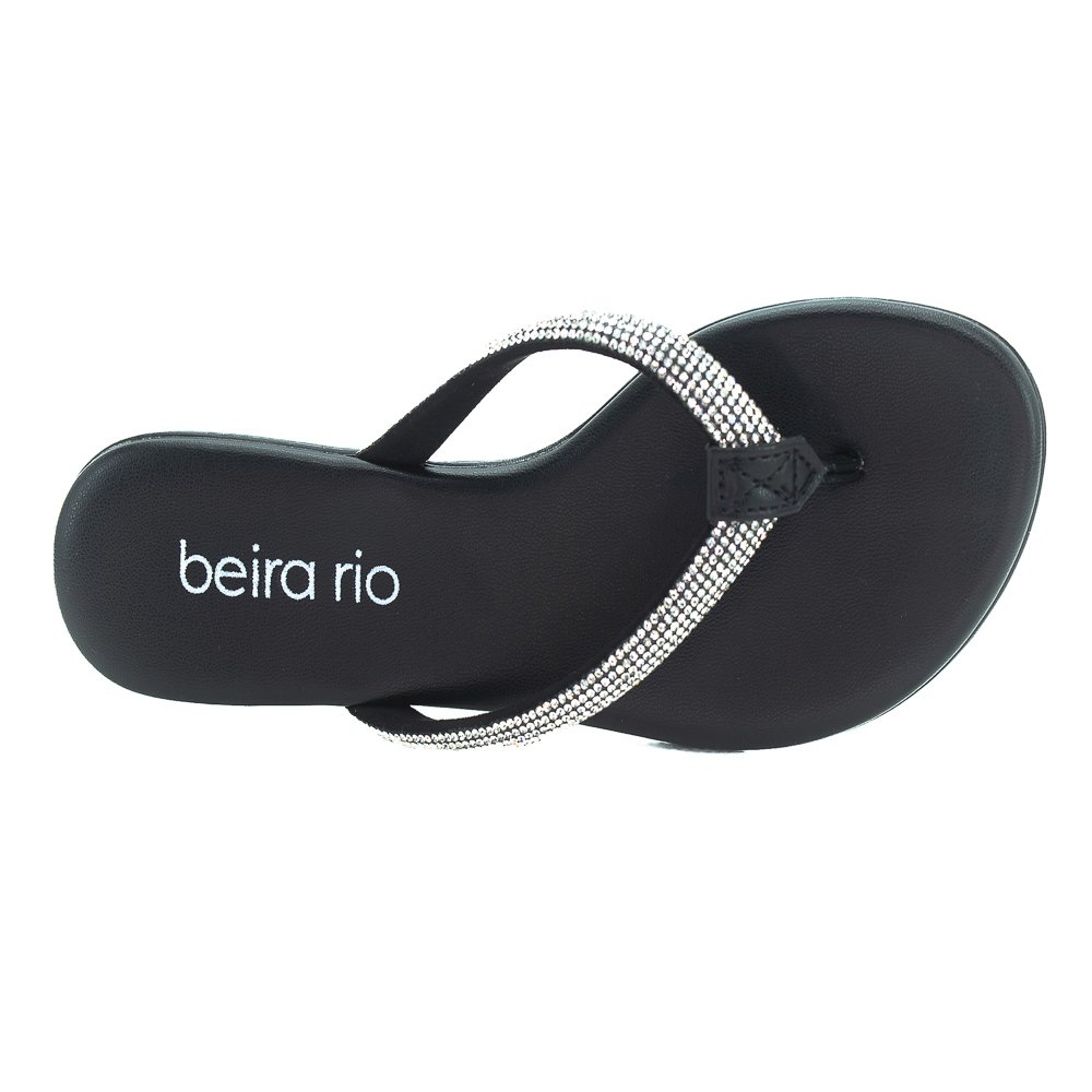 Rasteira Feminina Beira Rio 8384.766 - Preto Preto 5