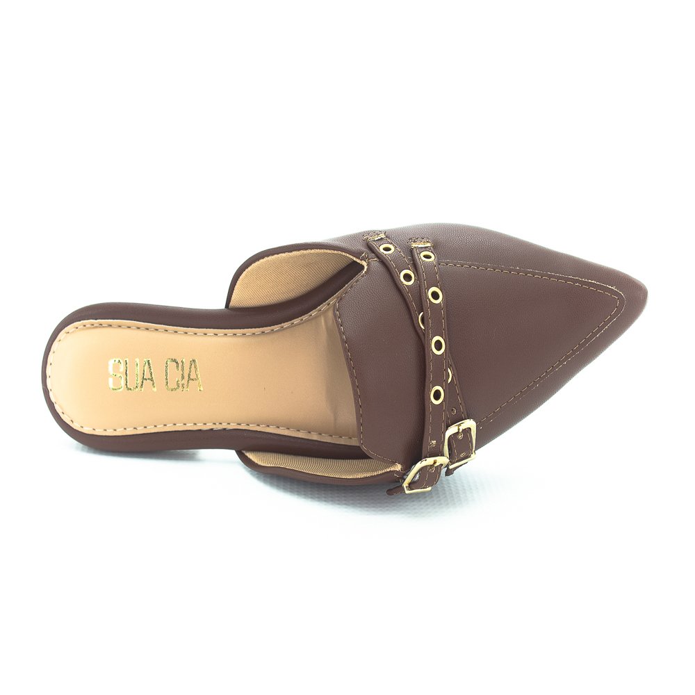 Mule Feminino Sua Cia 8189.16017 - Marrom Marrom 5