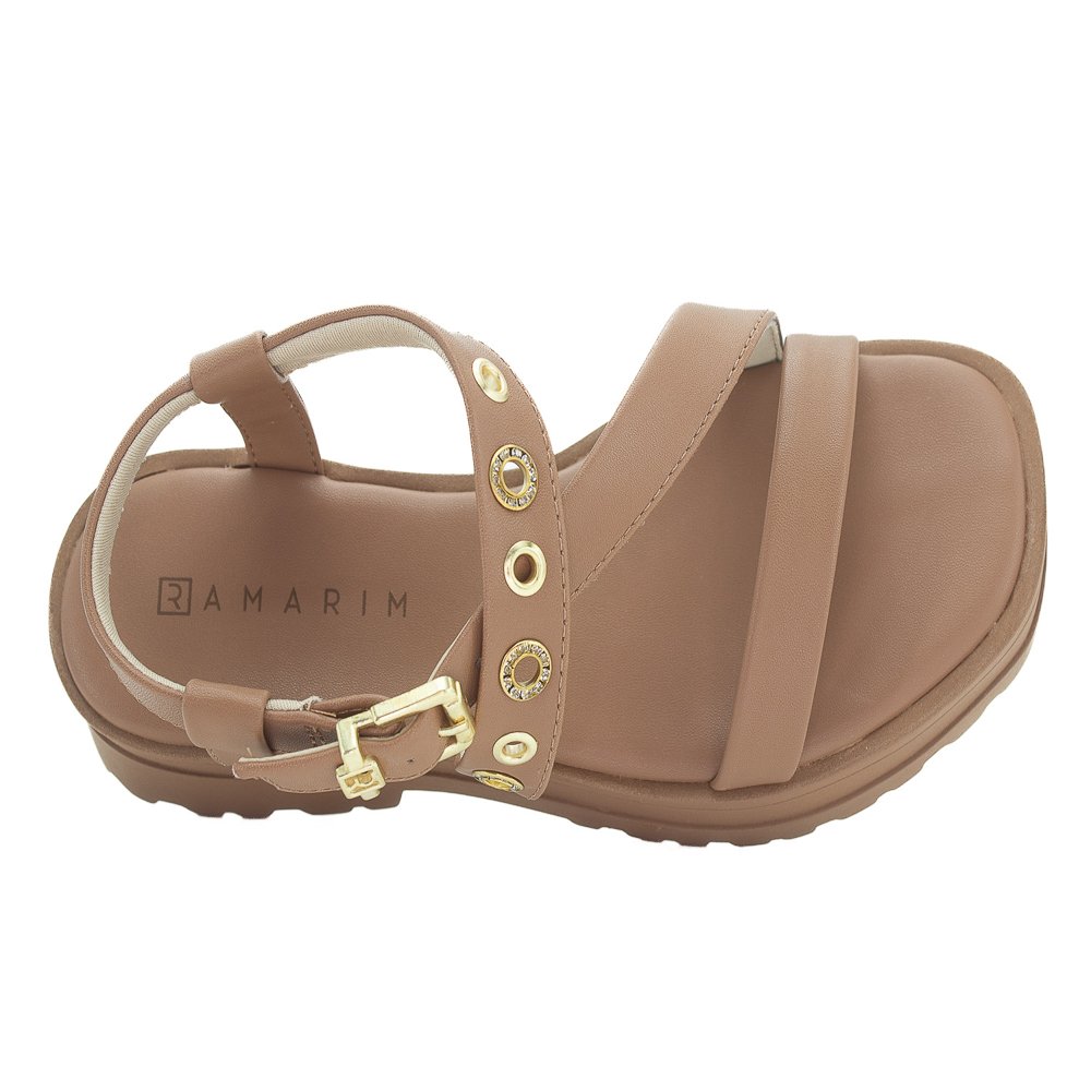 Sandália Feminina Ramarim 25-38201 - Marrom Marrom 5