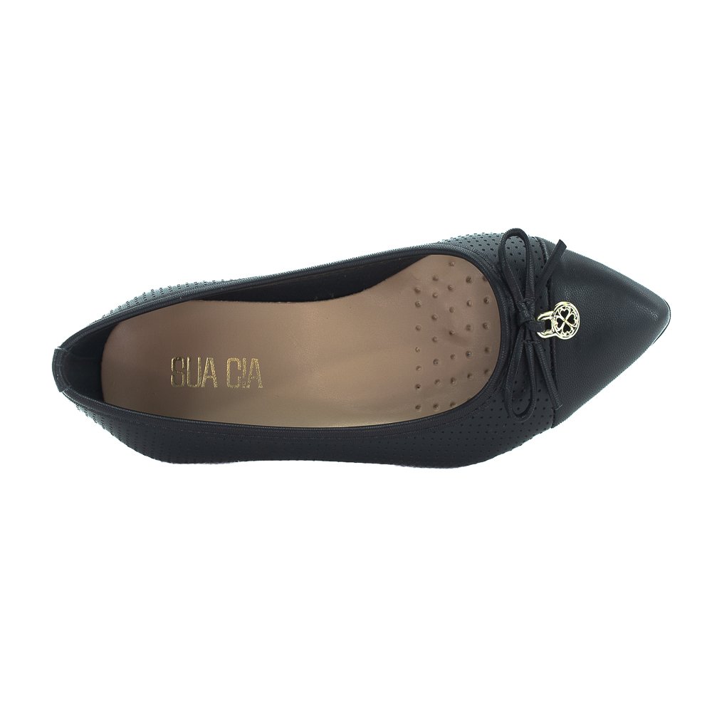 Sapatilha Feminina Sua Cia 8302.15837 - Preto Preto 5