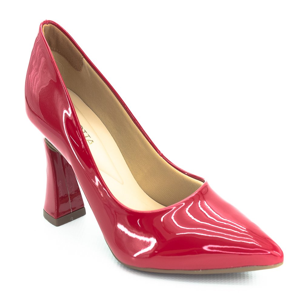 Scarpin Feminino Mariotta 19472-01 - Vermelho Vermelho 2