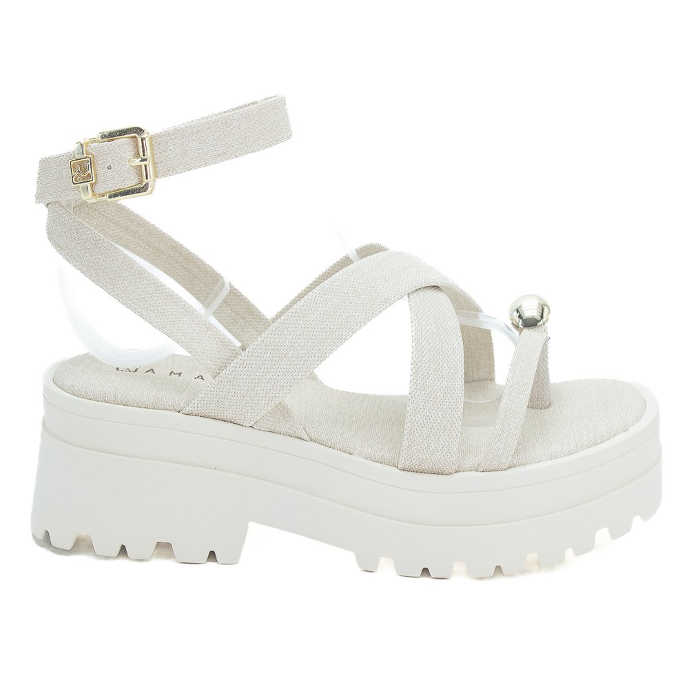 Sandália Feminina Ramarim 25-38204 - Off White