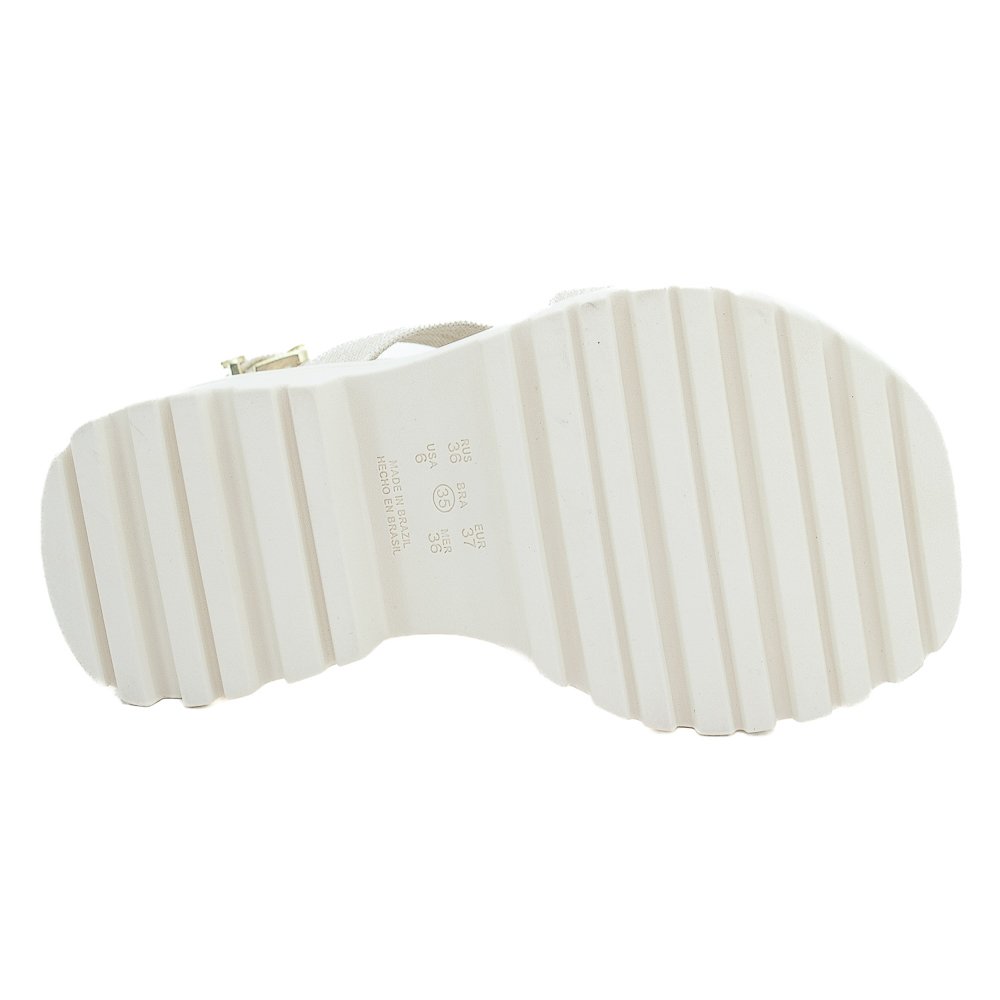 Sandália Feminina Ramarim 25-38204 - Off White Branco 4