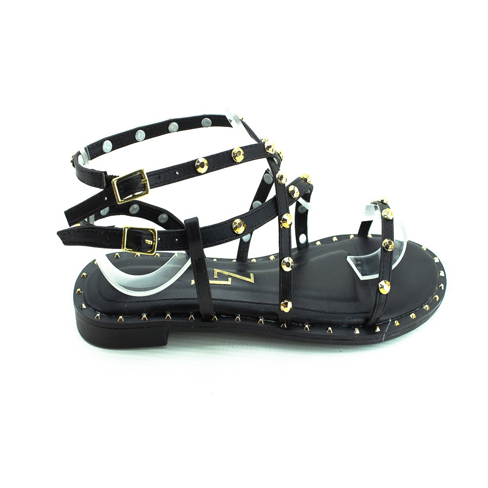 Sandália Feminina Lady Lizzy 3004-2026 - Preto