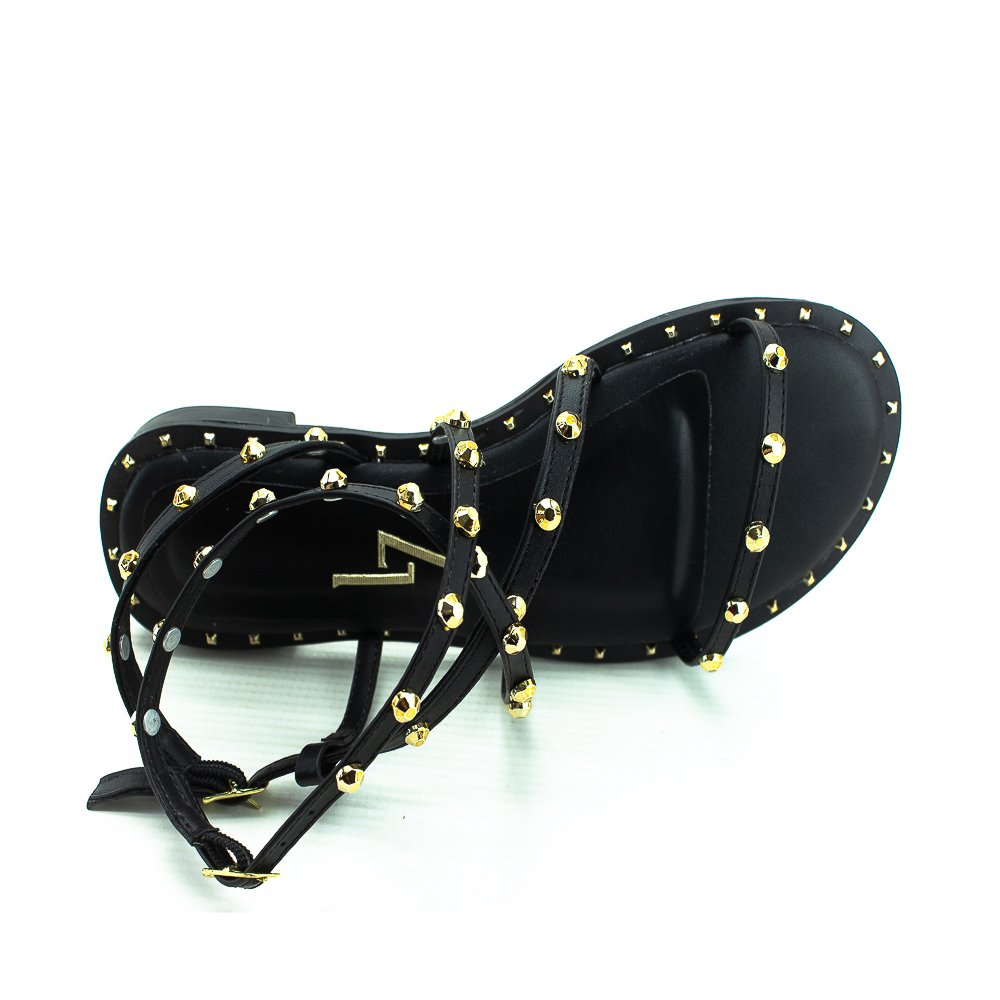 Sandália Feminina Lady Lizzy 3004-2026 - Preto Preto 5