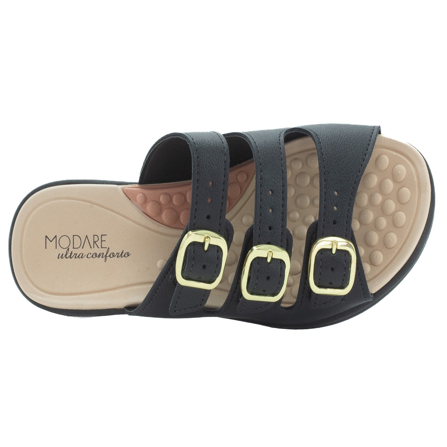 Tamanco Feminino Modare 7174.122 - Preto Preto 5