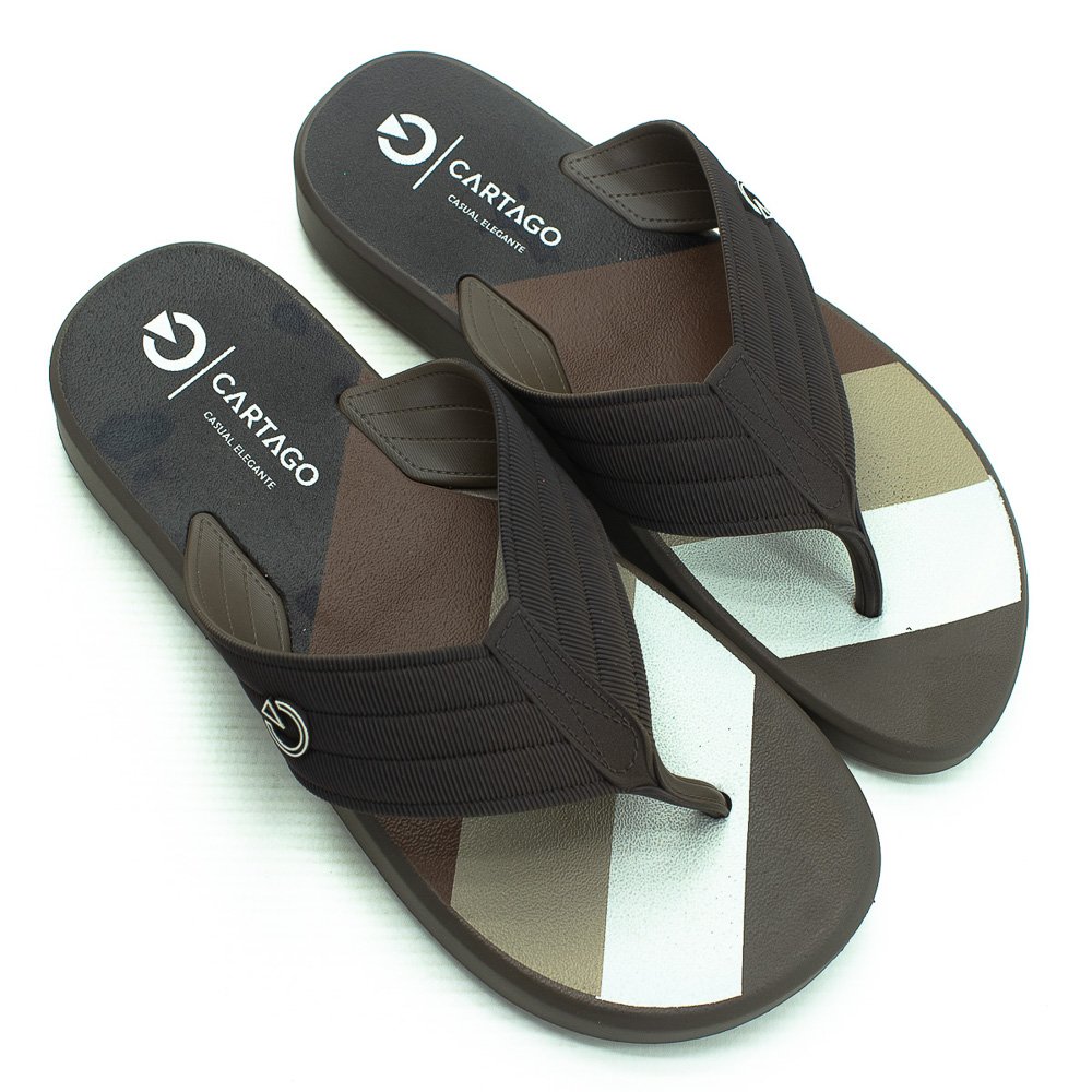Chinelo Masculino Cartago Montreal - Marrom