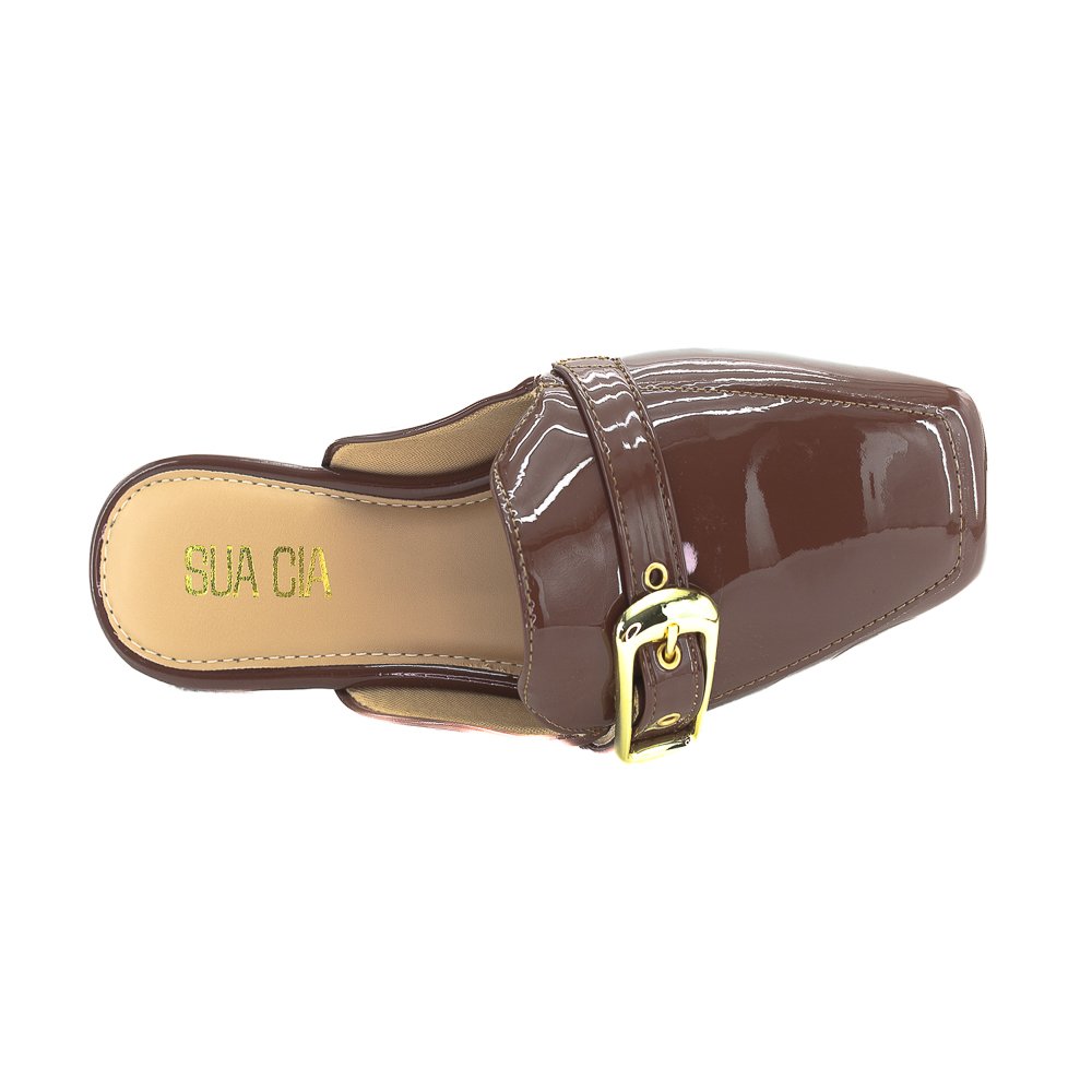 Mule Feminino Sua Cia 8214.15905 - Marrom Marrom 5