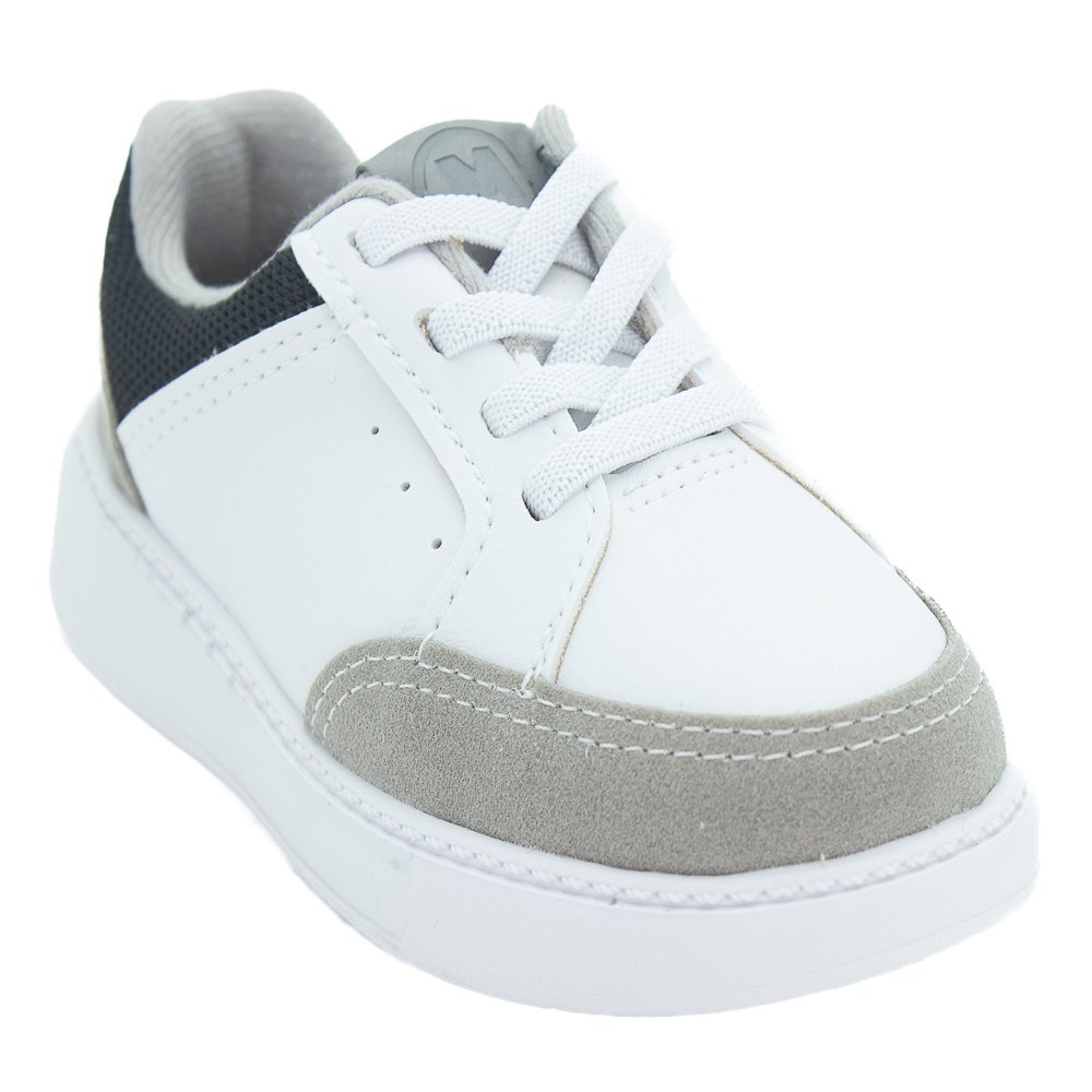 Tênis Infantil Menino Molekinho 2631.117 - Branco Branco 2