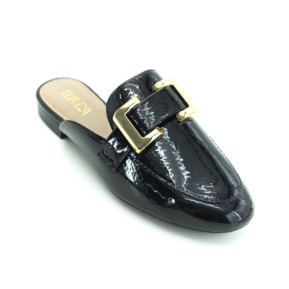 Mule Feminino Sua Cia 8352.15398 - Preto Preto 2