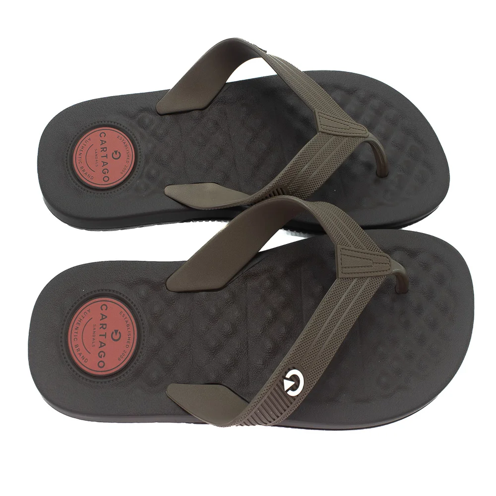 Chinelo Masculino Cartago Arizona Light - Marrom Marrom 2