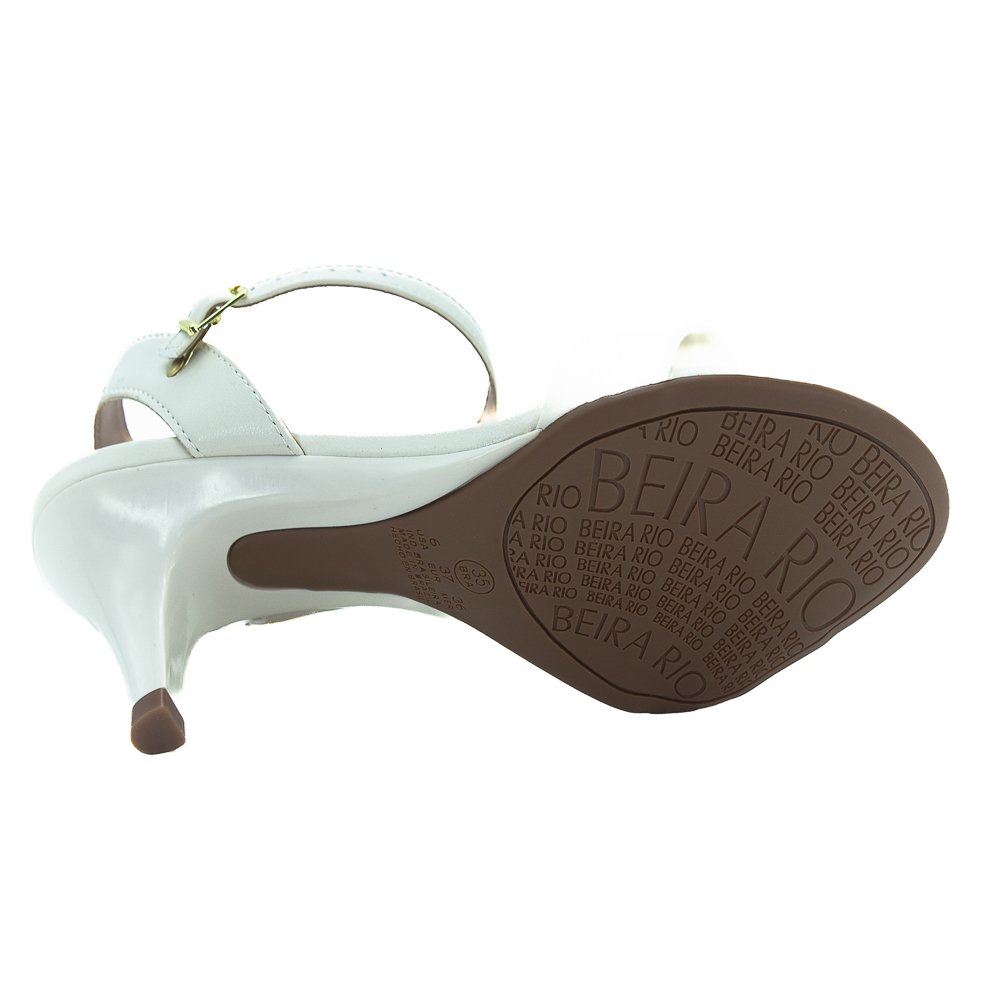 Sandália Feminina Beira Rio 8308.1430 - Branco Branco 4