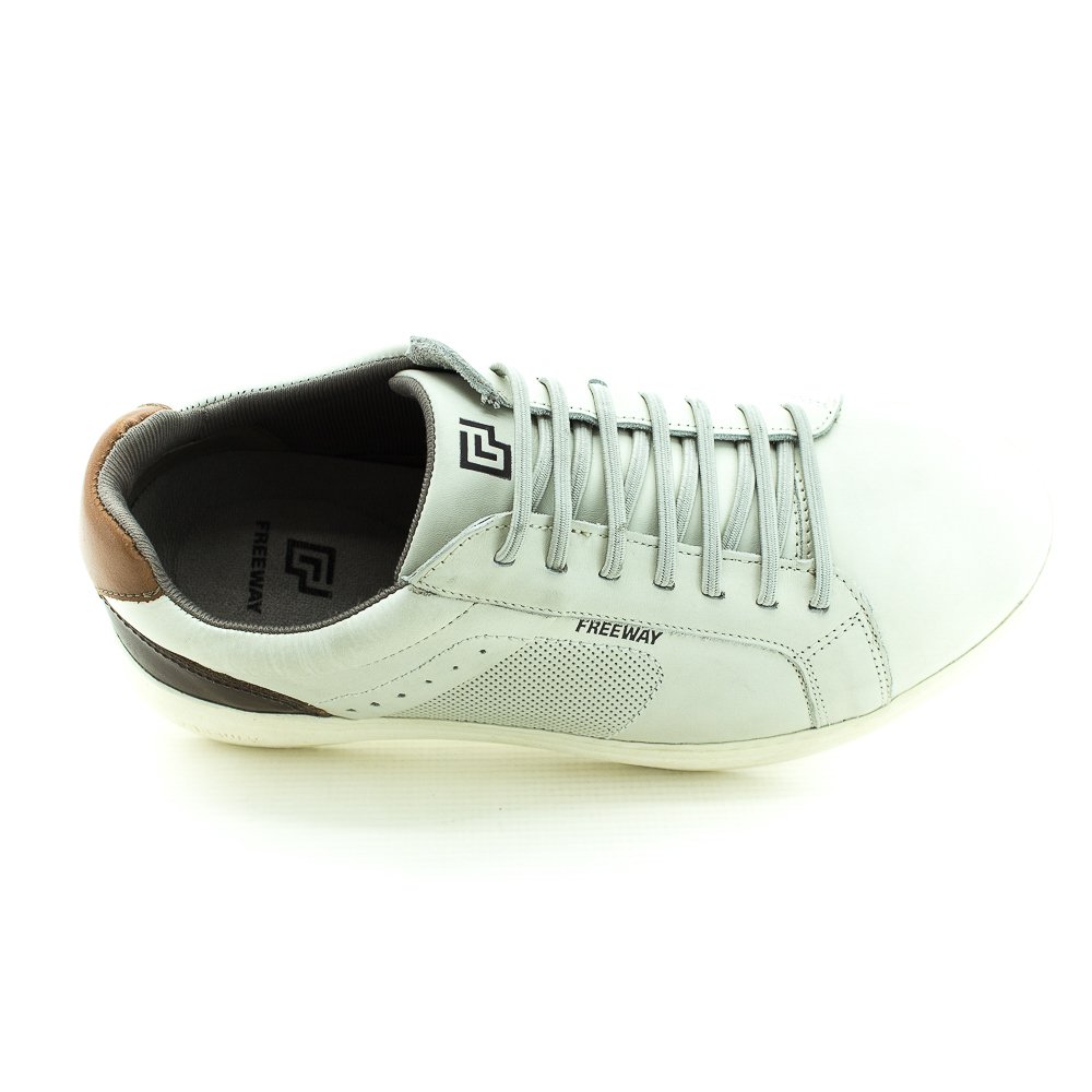 Sapatênis Masculino Freeway Duo04 - Branco Off Branco 5