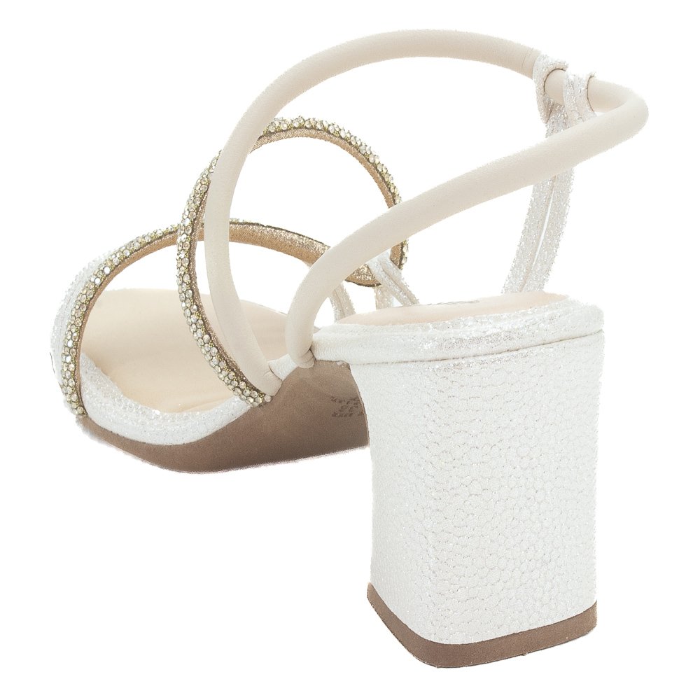 Sandália Feminina Mississipi MC415 - Off White Branco 3