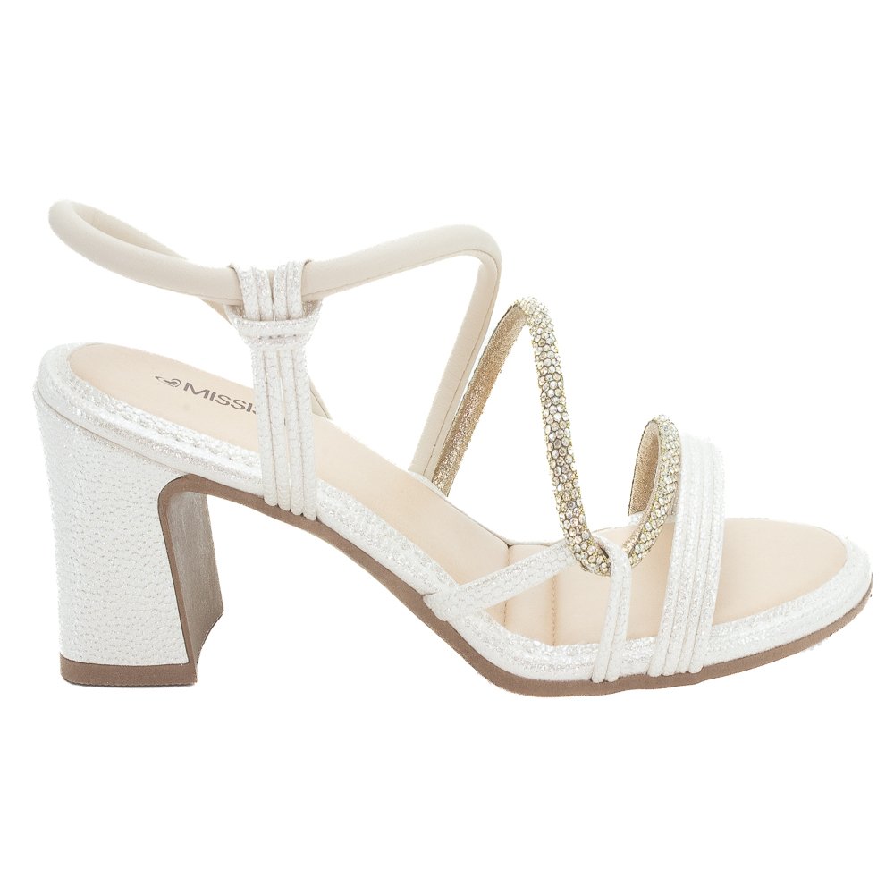 Sandália Feminina Mississipi MC415 - Off White