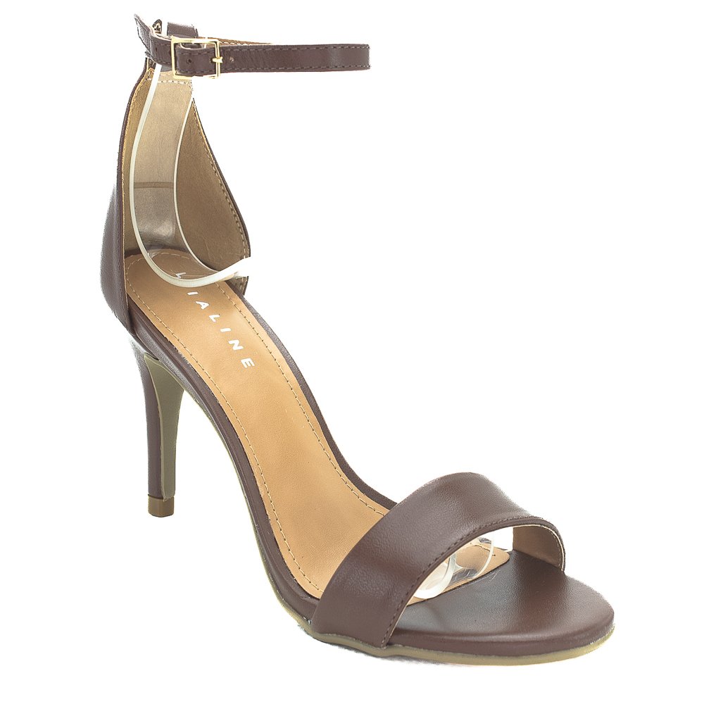 Sandália Feminina Lia Line 2319.71677 - Marrom Marrom 2