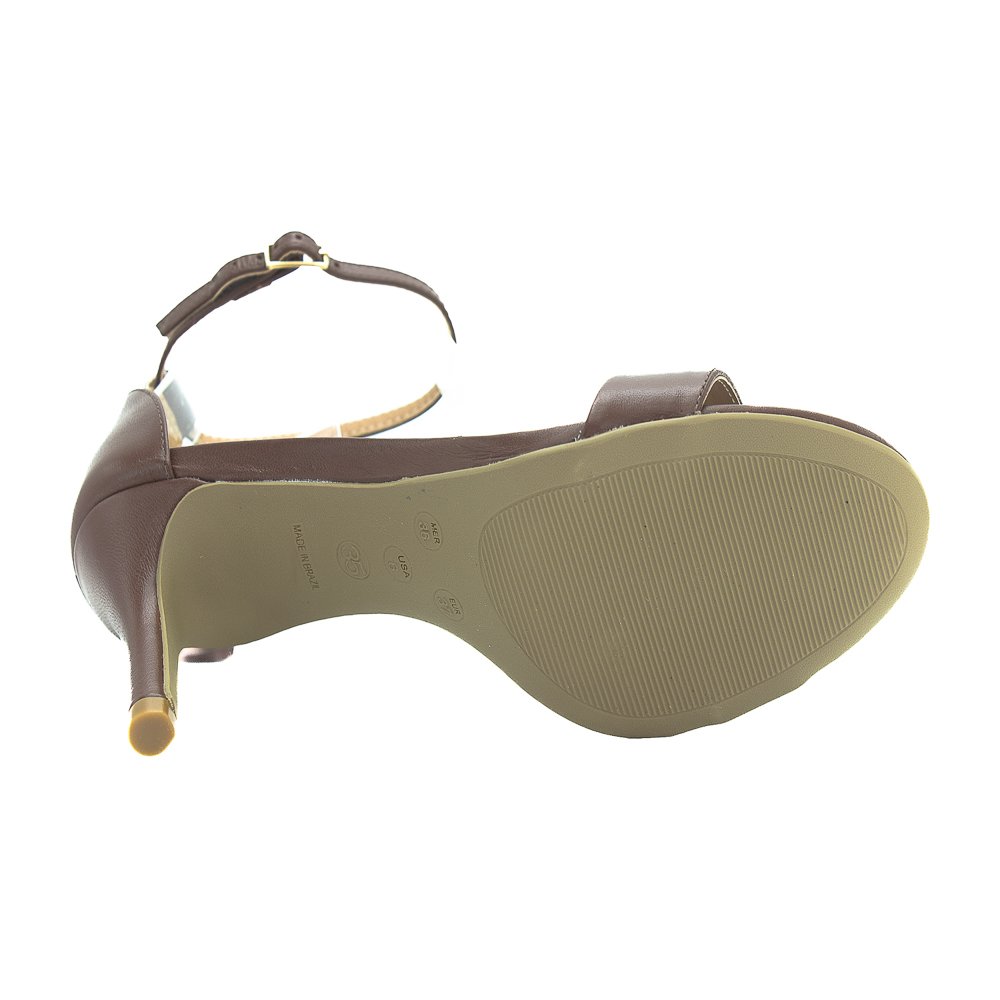 Sandália Feminina Lia Line 2319.71677 - Marrom Marrom 4