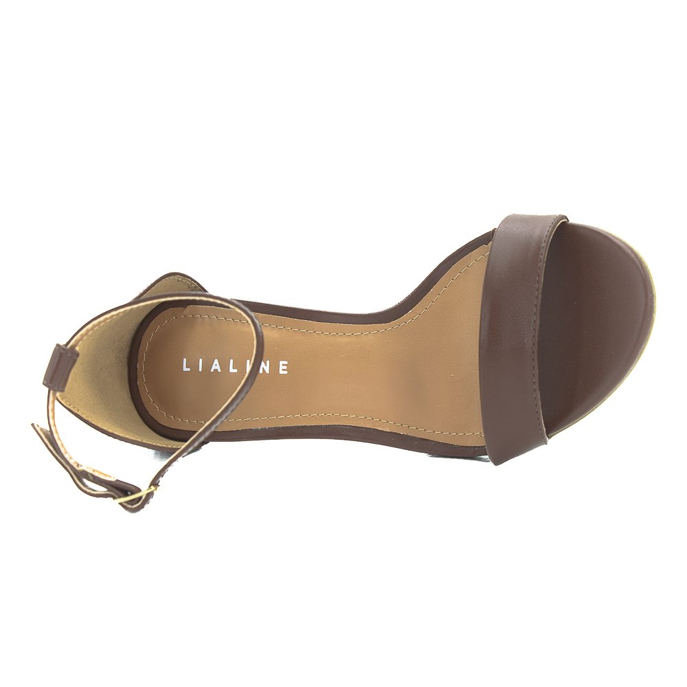Sandália Feminina Lia Line 2319.71677 - Marrom Marrom 5