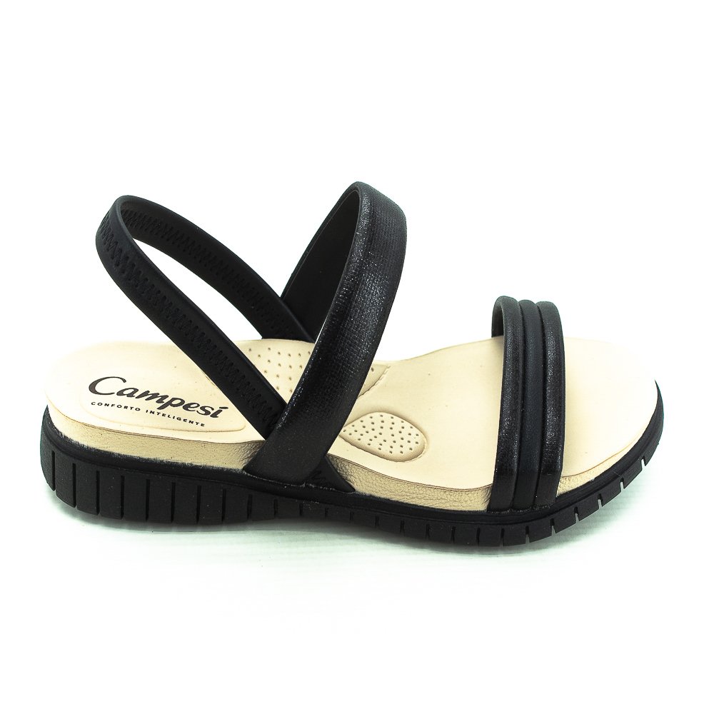 Sandália Feminina Campesi Cp052 - Preto