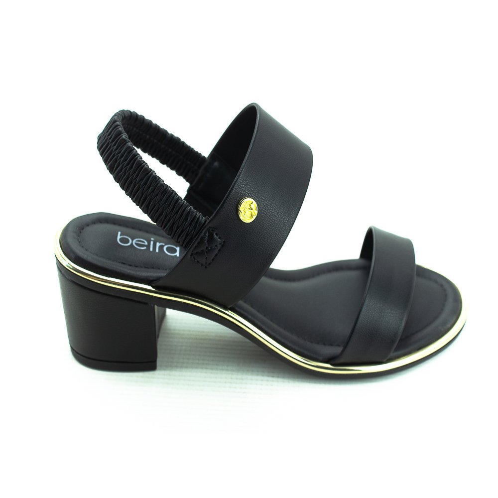 Sandália Feminina Beira Rio 8379.221 - Preto