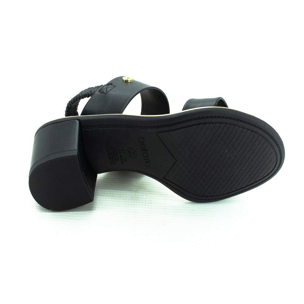 Sandália Feminina Beira Rio 8379.221 - Preto Preto 4