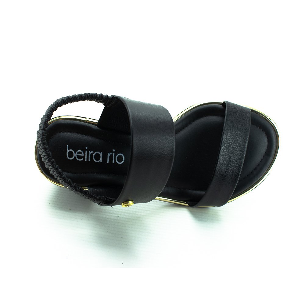 Sandália Feminina Beira Rio 8379.221 - Preto Preto 5
