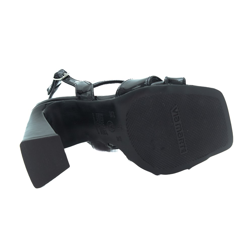 Sandália Feminina Via Marte 150-008-01 - Preto Preto 4