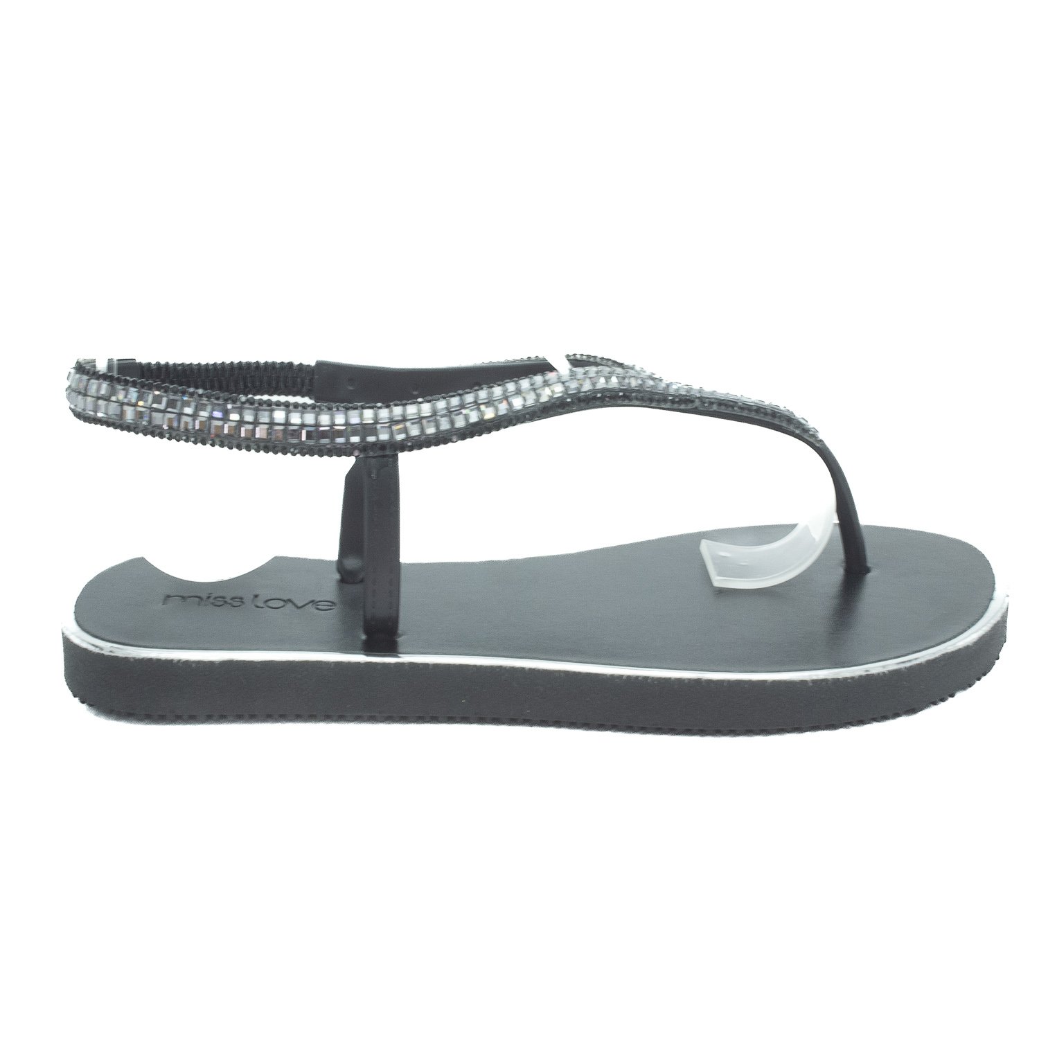 Sandália Feminina Miss Love SD-2402 - Preto